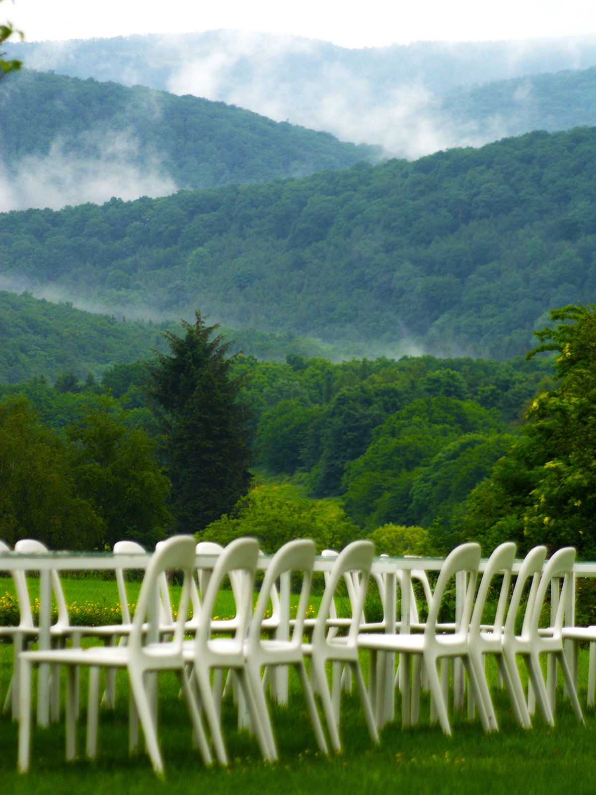 Dirk Coopman, landschapsarchitectuur, ready-made, land art, green, bos, Ardennen, Au dessus du Bie, omgevingsaanleg