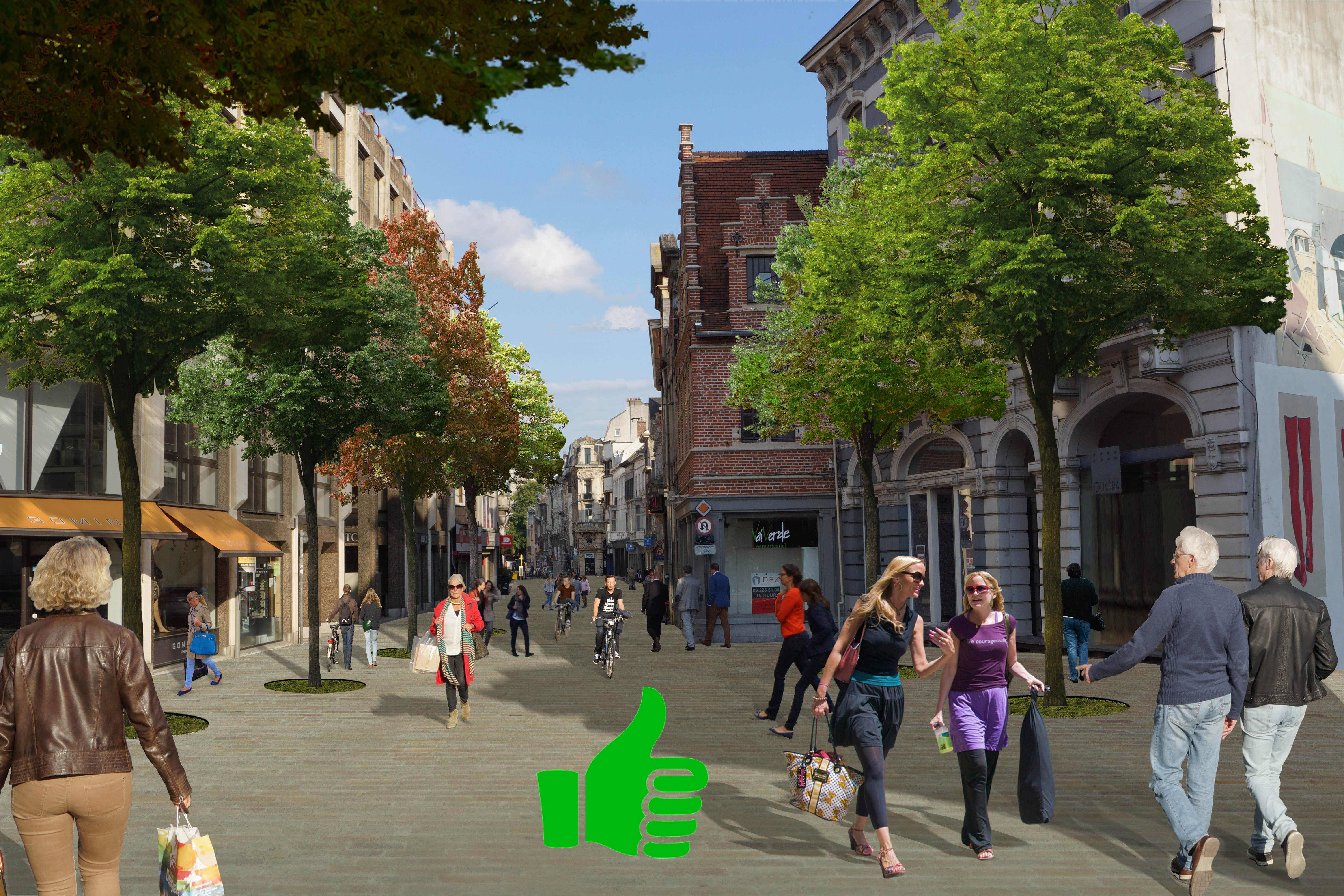 Dirk Coopman, Architectenbureau, Architect, stadscentrum Gent, voetgangerszone, publieke ruimte, stadsontwikkeling, openbaar vervoer, STOP principe, eerst Stappers en Trappers dan pas Openbaar vervoer en Personenwagens, voetgangersgebied, kindvriendelijke stad, city center, Ghent, pedestrian zone, public space, urban development, public transport, STOP principle, first Stappers and Trappers then only Public transport and passenger cars, pedestrian zone, child-friendly city