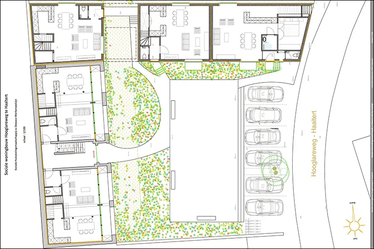 Dirk Coopman, architect, architectenbureau, Sociale huisvesting, publieke ruimte, groepswoningbouw, openbare ruimte, kleinschalig, stedenbouw, ruimtelijke ordening, architectural firm, Social housing, group housing, public space, small-scale, urban development, spatial planning