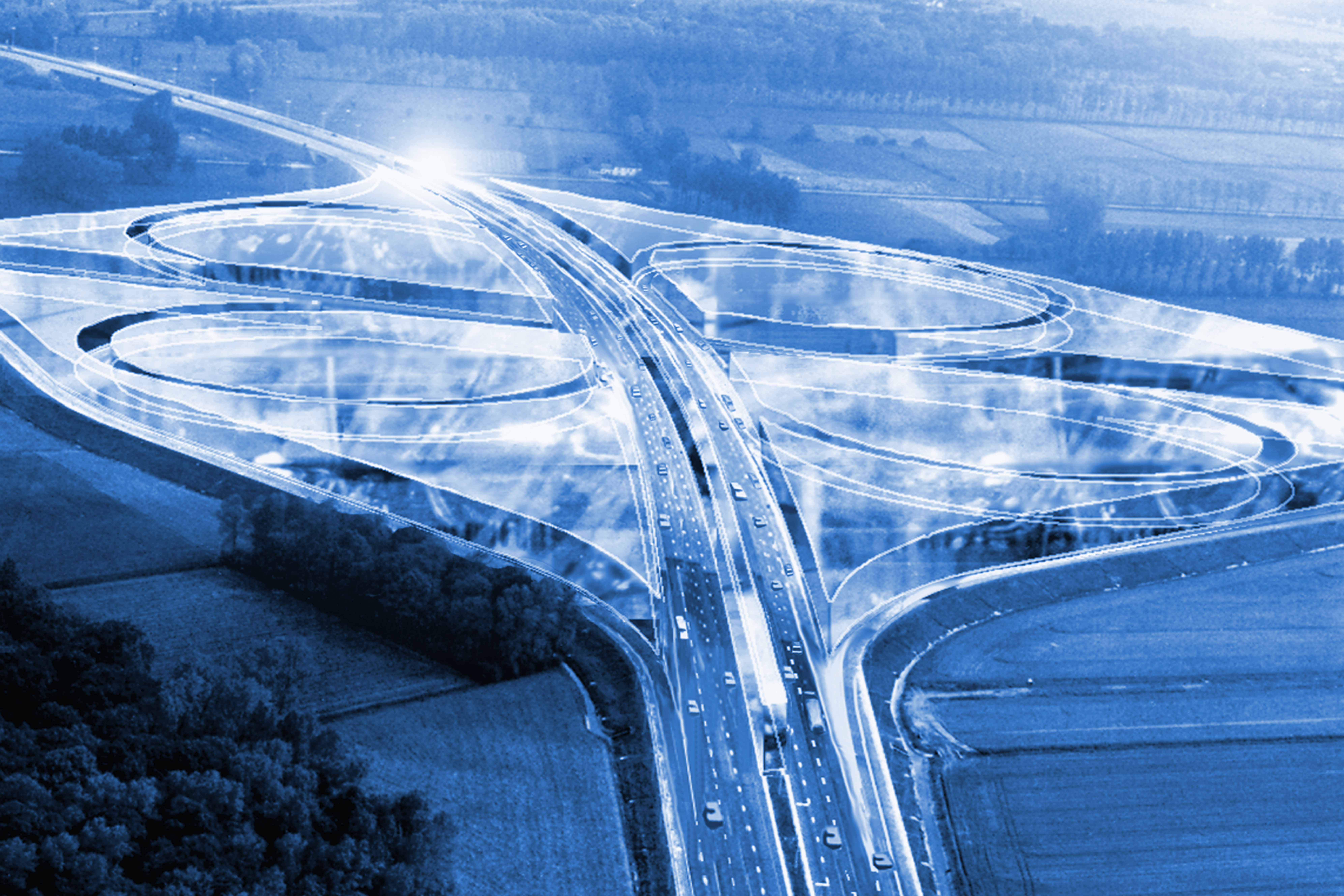 Dirk Coopman, Architect, Intercity highway, economy, underground emission transport, liquid waste, gaseous waste and solid waste, urban planning , autostrade, automated transport, motorway, autoroute, industrial zones, industrial areas, ecology, motorway junction, motorway intersection, bleu banana logistics becomes green banana